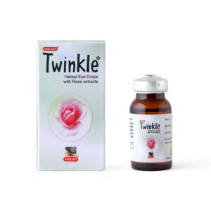 Twinkle Eye Drops 10 ml – Ayurvedic Eye Drops With Ark-e-Gulab & Bhimseni Kafoor For Cooling & Clarity