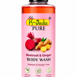 K‑VEDA PURE BEETROOT GINGER BODY WASH 100 ml – Body Wash With Beetroot & Ginger For Revitalisation