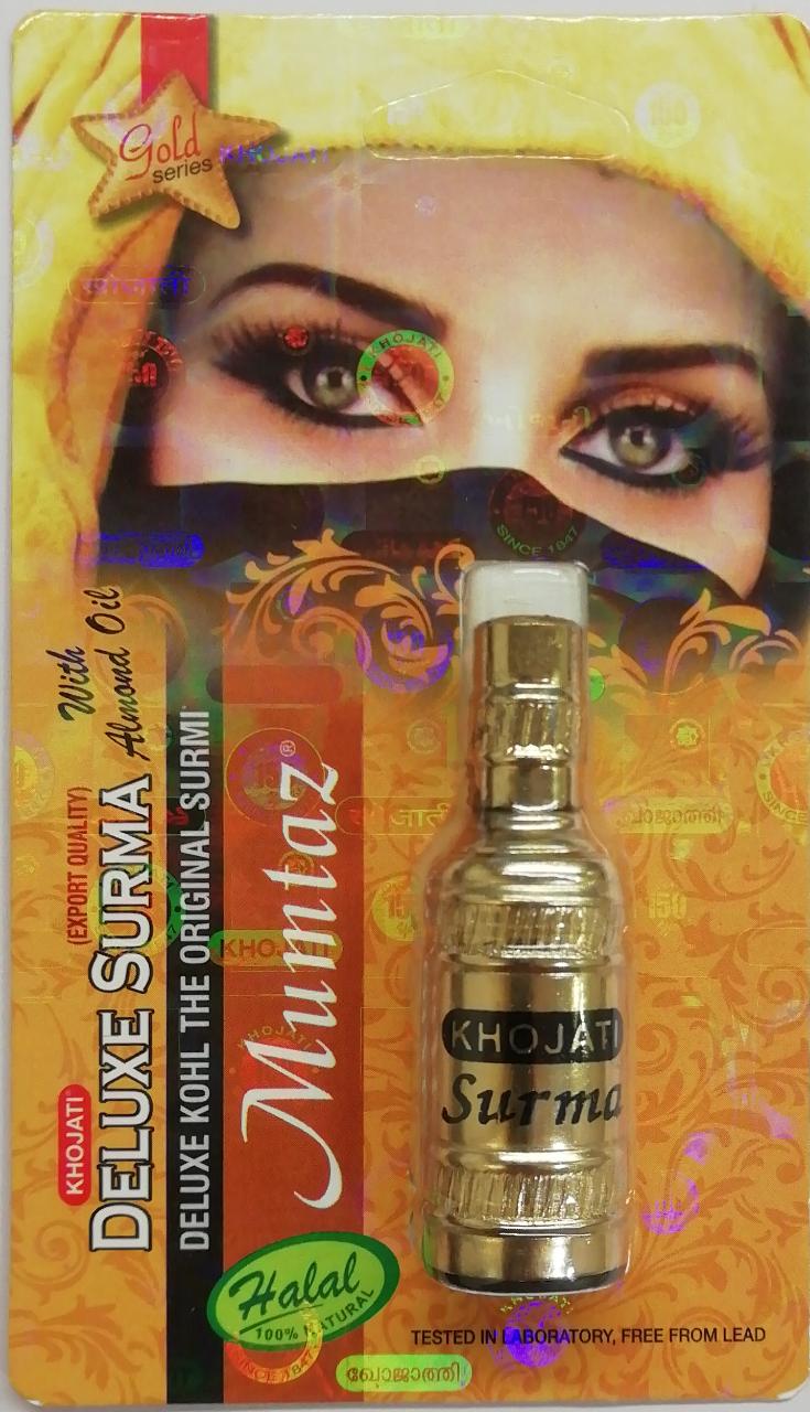 KHOJATI GOLD SERIES DELUX SURMA 0.5 gm – Natural Surma With Almond Oil for Eye Cooling & Brightness
