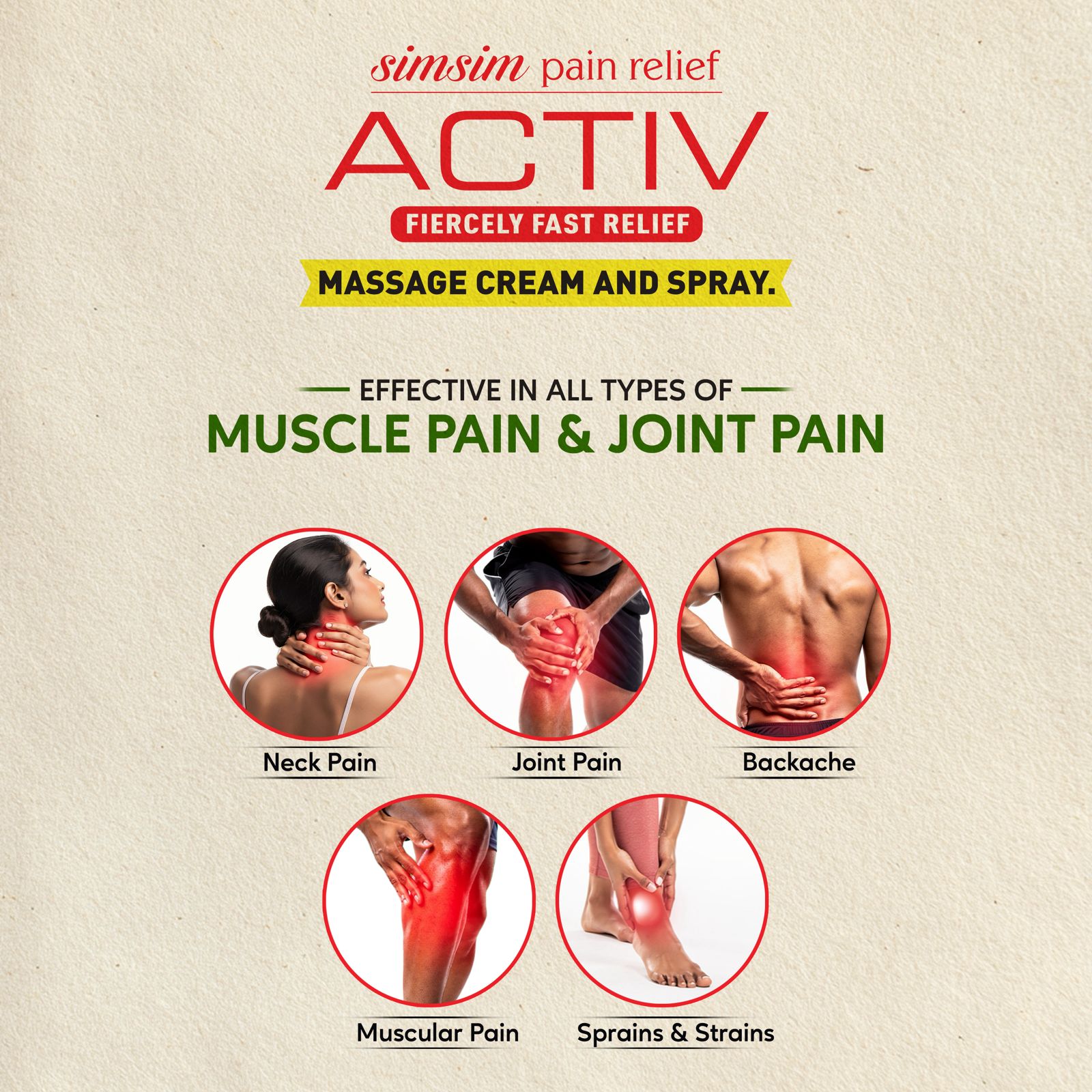 SIM SIM PAIN RELIEF ACTIV PACK OF 12 – Ayurvedic Relief Cream With Herbal Oils For Fast Pain Relief - Image 6