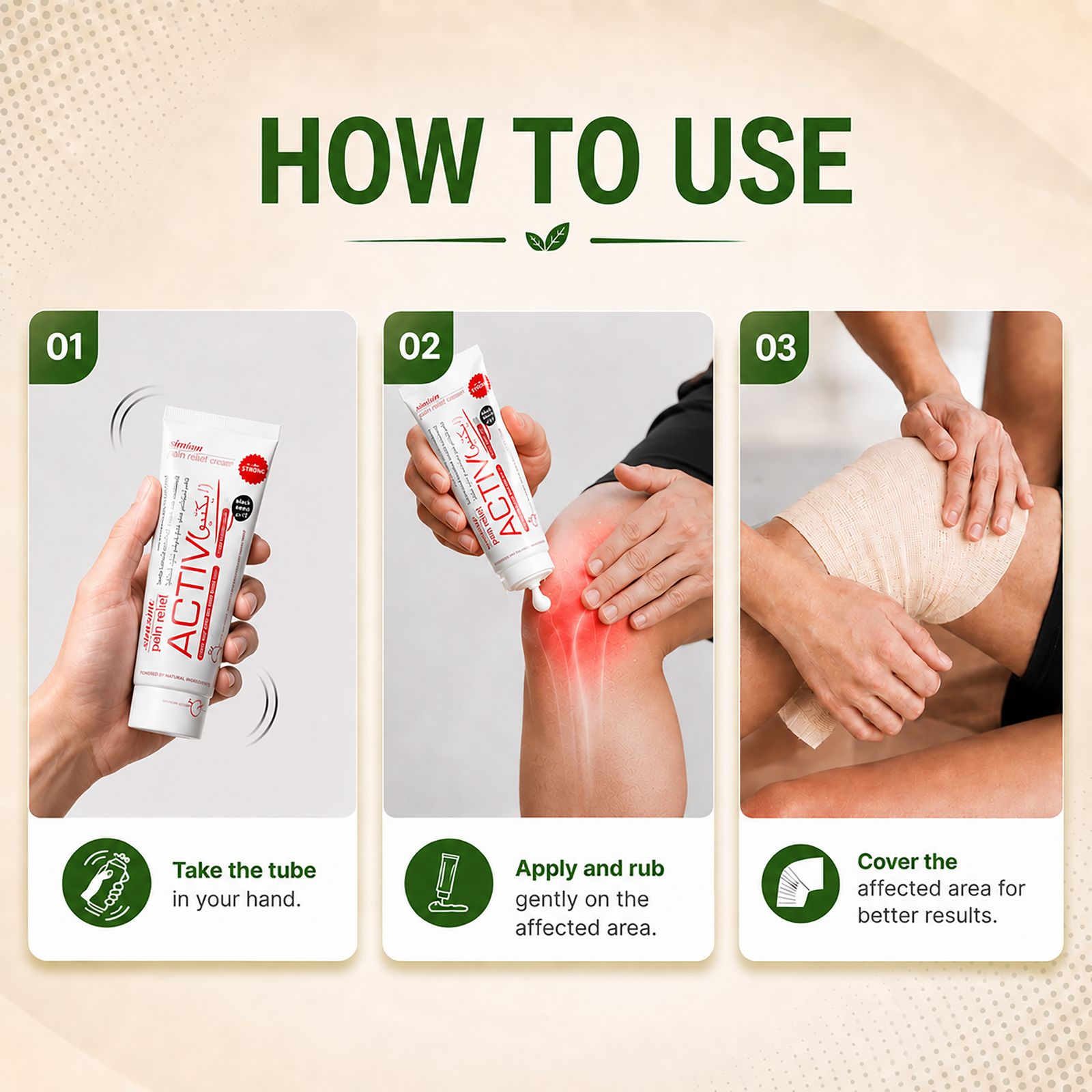 SIM SIM PAIN RELIEF ACTIV PACK OF 12 – Ayurvedic Relief Cream With Herbal Oils For Fast Pain Relief - Image 5
