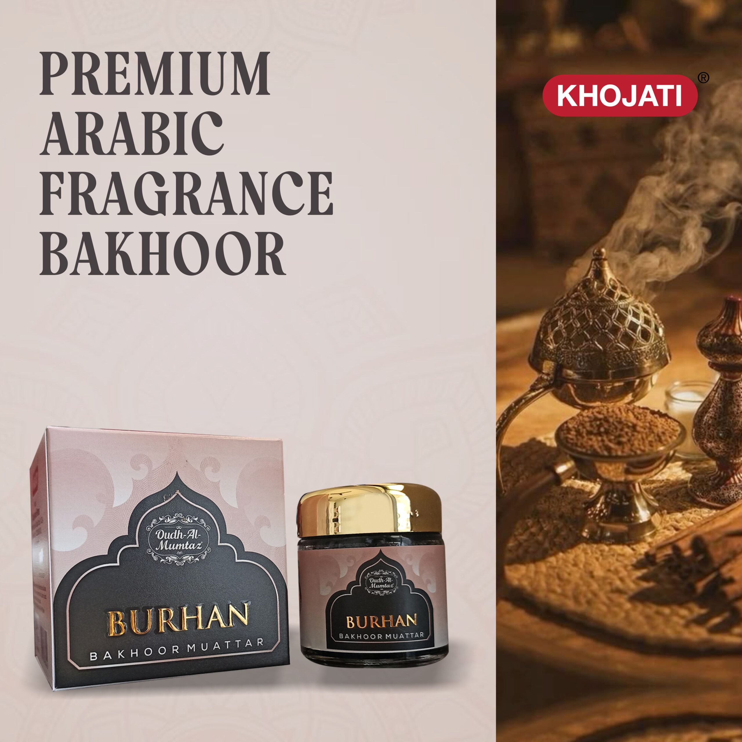K‑VEDA BAKHOOR BURHAN 40 gm – Incense Blend With Agarwood & Resins For Uplifting Daily Rituals - Image 3