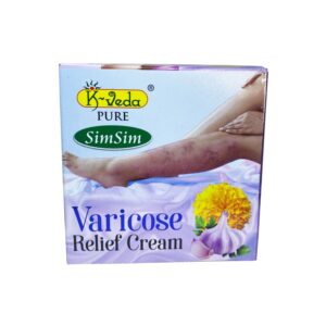 K-VEDA PURE SIMSIM VARICOSE RELIEF CREAM  40 gm – Ayurvedic Leg & Vein Cream With Sesame Oil For Varicose Discomfort Relief