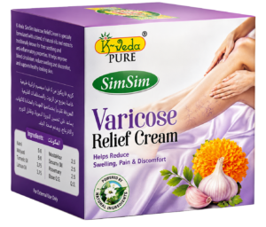 K-VEDA PURE SIMSIM VARICOSE RELIEF CREAM  40 gm – Ayurvedic Leg & Vein Cream With Sesame Oil For Varicose Discomfort Relief