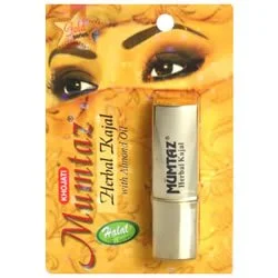 MUMTAZ HERBAL KAJAL (with Almond Oil) – Ayurvedic Eye Kohl With Almond Oil For Lash Conditioning