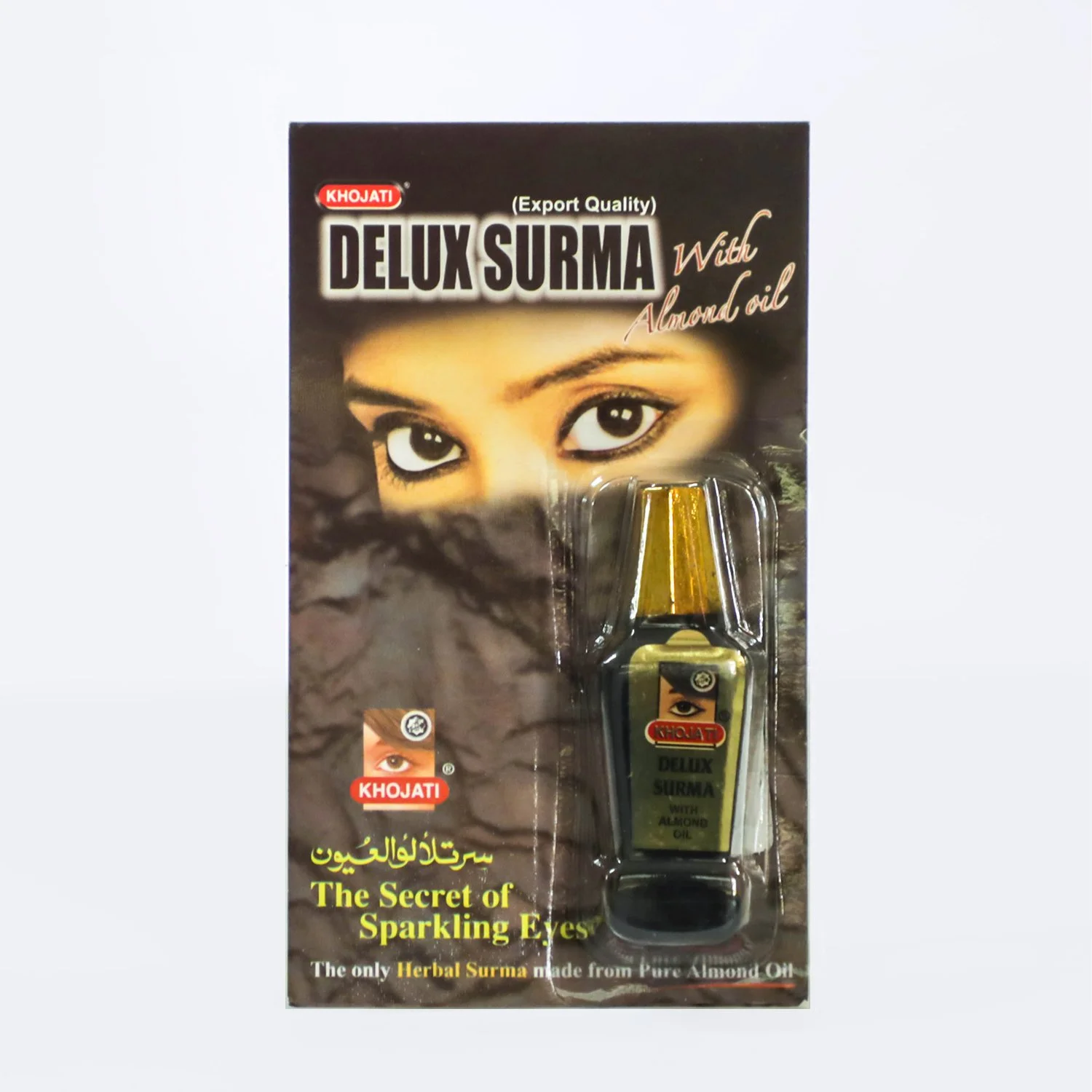 KHOJATI DELUX SURMA WITH ALMOND OIL 0.5 gm – Natural Surma With Almond Oil for Eye Cooling & Nourishment
