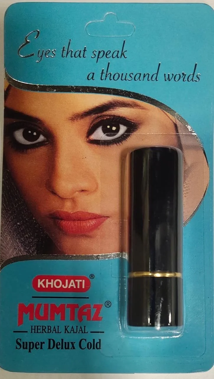 MUMTAZ HERBAL KAJAL SUPER DELUX COLD – Ayurvedic Eye Definer With Cooling Herbs For Daily Eye Relief & Definition